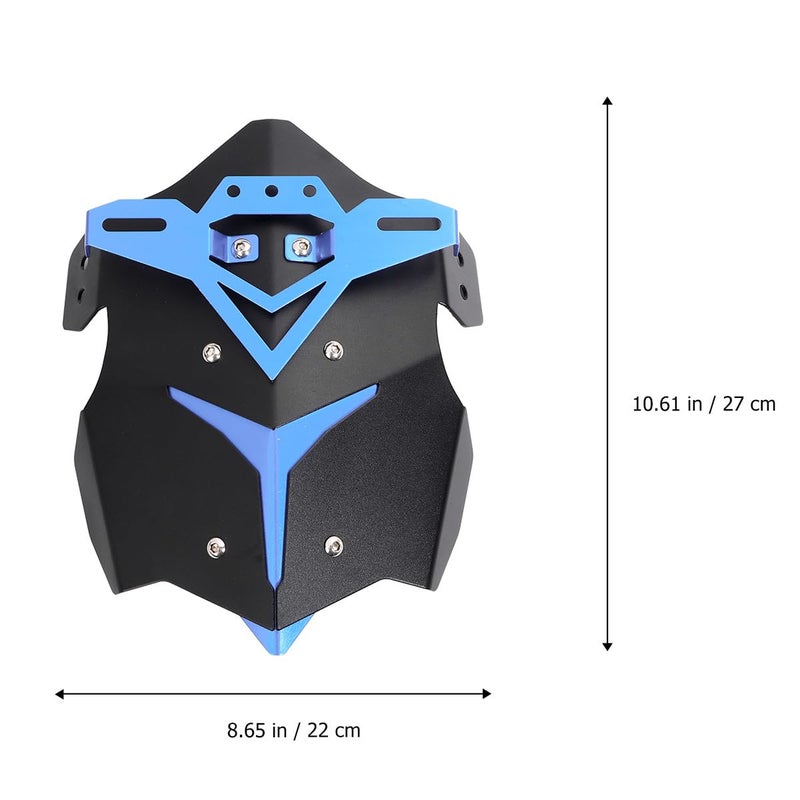 Blue Aluminum Alloy Rear Fudguard for Off Road Dirt Bikes and Motorcycles - Image 3