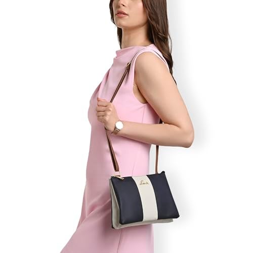 Lavie Women's Lynn 2C Colorblock Crossbody Sling Bag | Top Zip Sling Bag | Ladies Purse Handbag | Gift for Women - Image 2