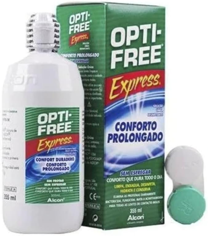 Opti-Free محلول العدسات اللاصقة OPTI-FREE Express - 355 مل - Image 3