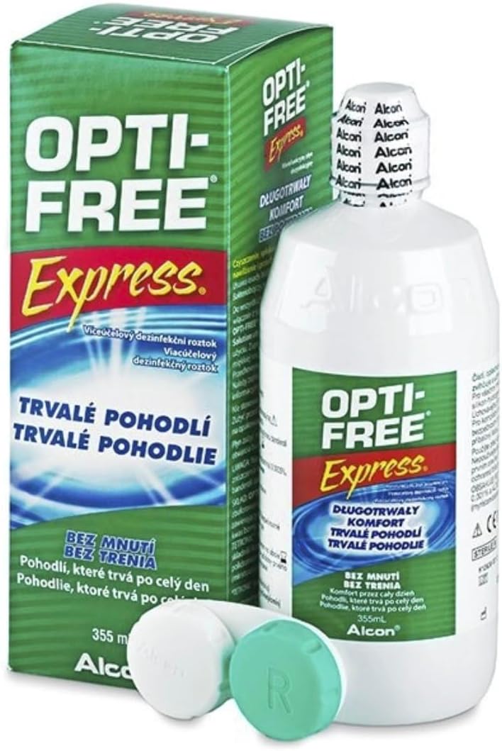 Opti-Free محلول العدسات اللاصقة OPTI-FREE Express - 355 مل - Image 2