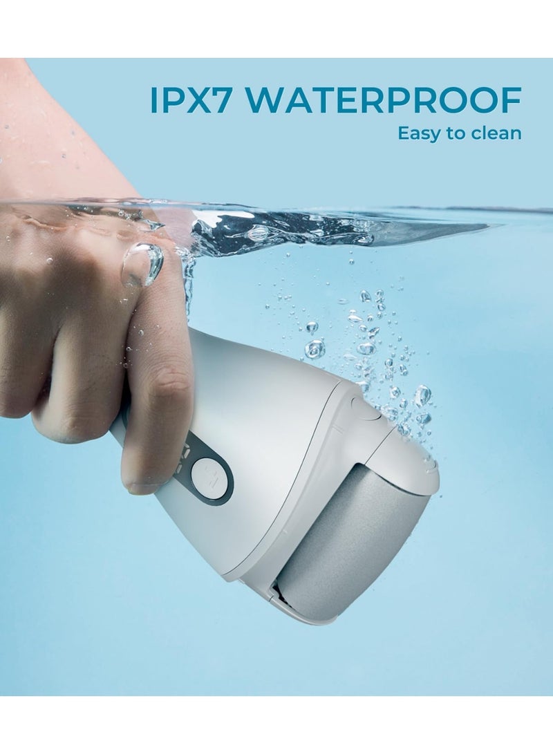 pritech Electric callus remover for feet, Rechargeable Foot File Electronic Pedicure Tools Kit for Calloused Removal, Waterproof Electric Foot Scrubber Duty Feet Care for Heels Dead, Heavy, Dry Skin - Image 2