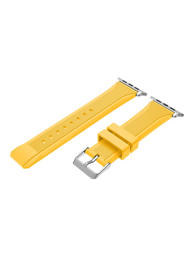 آيسانك سوار بديل رياضي لساعة أبل من سلسلة 1 و2 و3 أصفر - Image 1