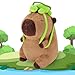 Achwishap Capybara PlushCute Plushies Capybara Stuffed AnimalSoft Capybaras Plush ToysKawaii Plushie Stuffed Toys with Turtle Backpack Plushies Gifts for Kids Adults BirthdayBrown 10 - Image 3