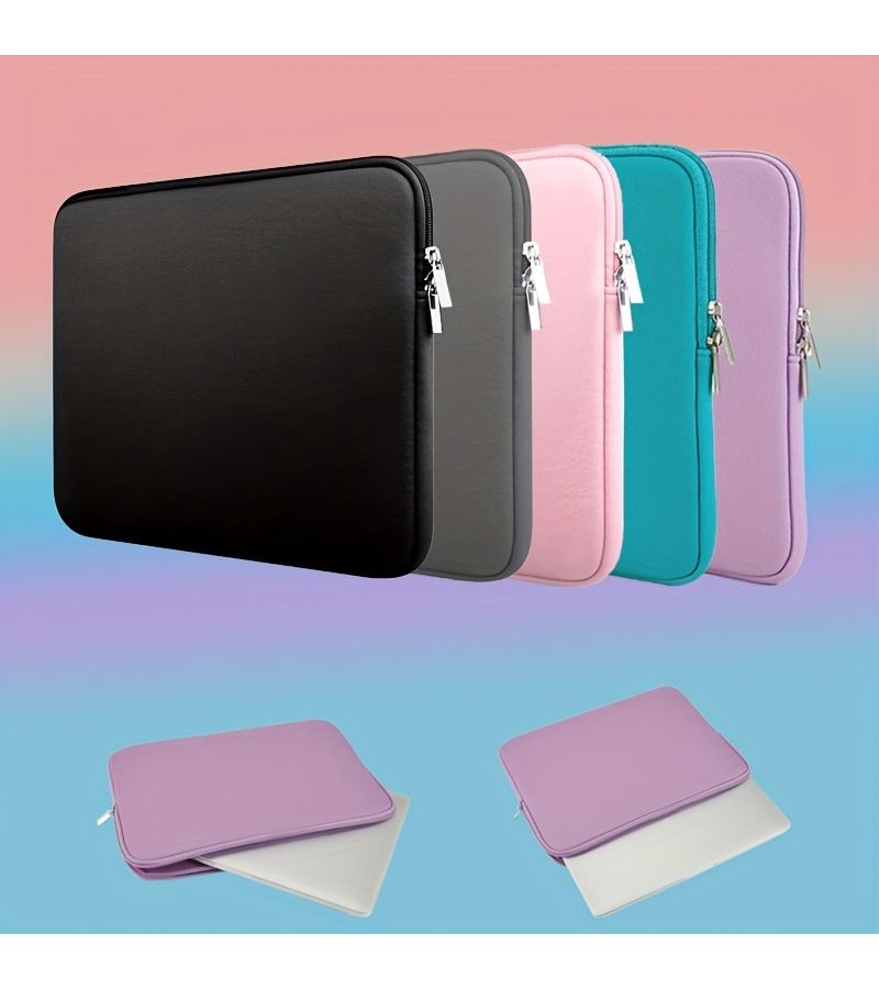 Purple Laptop Sleeve for 11 Inch 12 Inch Notebook Computer Carrying Case Protective Bag Unisex - Image 2
