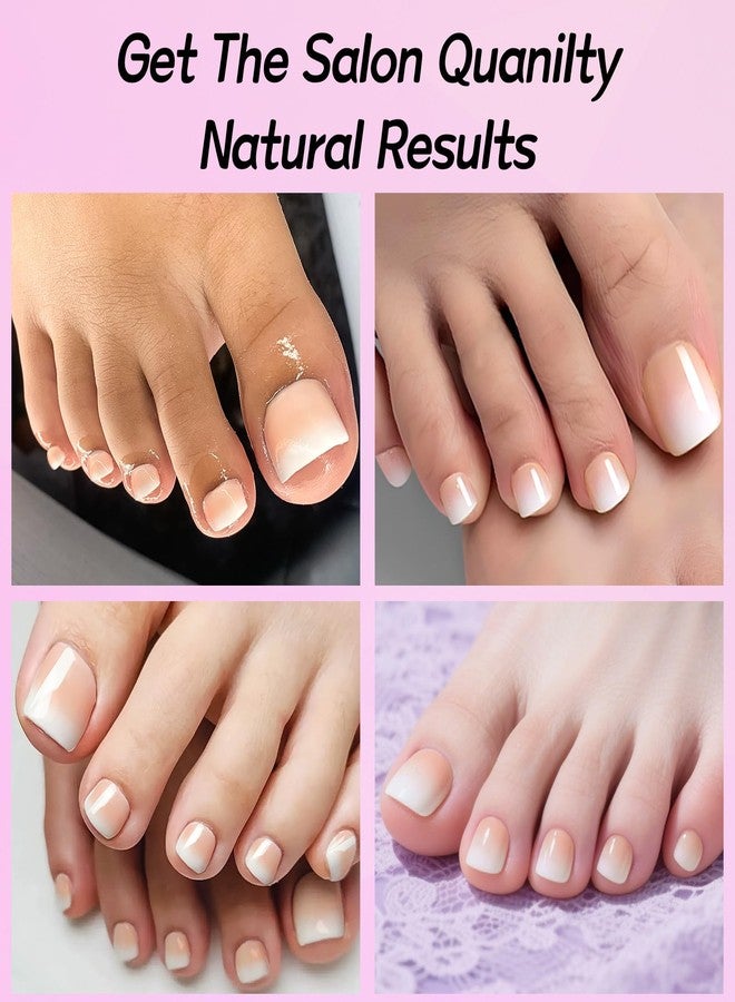 Lifextol 120PC Cat-eye Press on Toenails Short Fake Toenailss Press ons for Women-K - Image 5