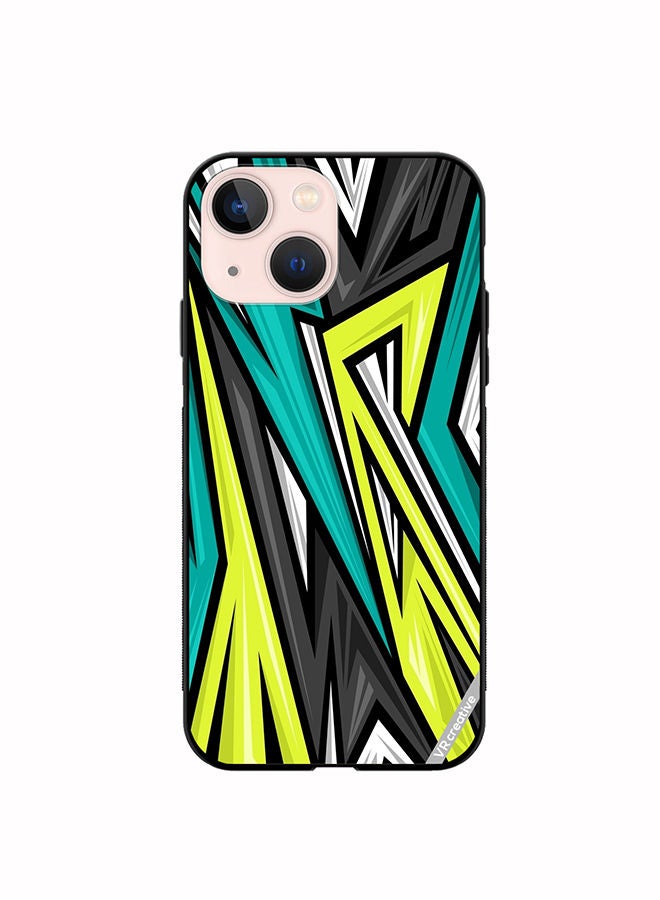 VR CREATIVE Protective Case Cover For Apple iPhone 14 Plus Texture Sports Racing Style Vector Design Multicolour - Image 1