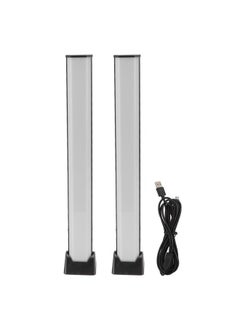 xozgdovg LED Neon Ambient Light Colorful RGB Voice Activated Rhythm Sensor Night Light USB Powered Neon Lamp  - Image 1