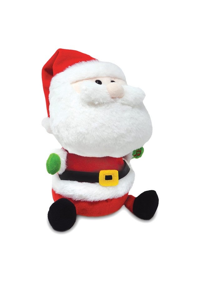 Cuddle Barn - Caroling Cuties Santa | Animated Singing Holiday Christmas Santa Claus Stuffed Animal Plush Toy Sings Here Comes Santa Claus, 10 Inches - Image 2