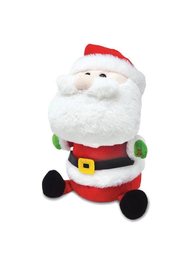 Cuddle Barn - Caroling Cuties Santa | Animated Singing Holiday Christmas Santa Claus Stuffed Animal Plush Toy Sings Here Comes Santa Claus, 10 Inches - Image 3