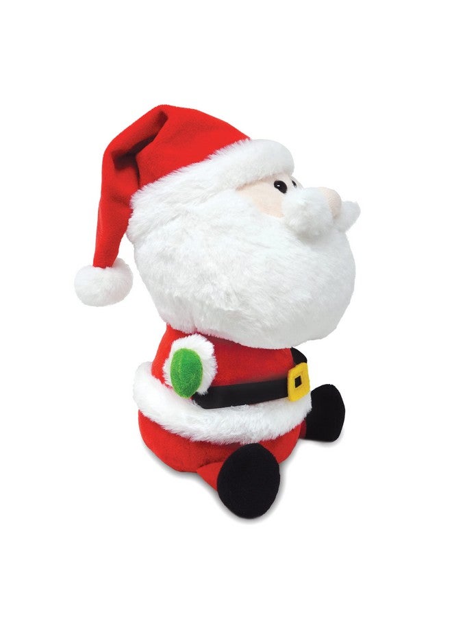 Cuddle Barn - Caroling Cuties Santa | Animated Singing Holiday Christmas Santa Claus Stuffed Animal Plush Toy Sings Here Comes Santa Claus, 10 Inches - Image 5