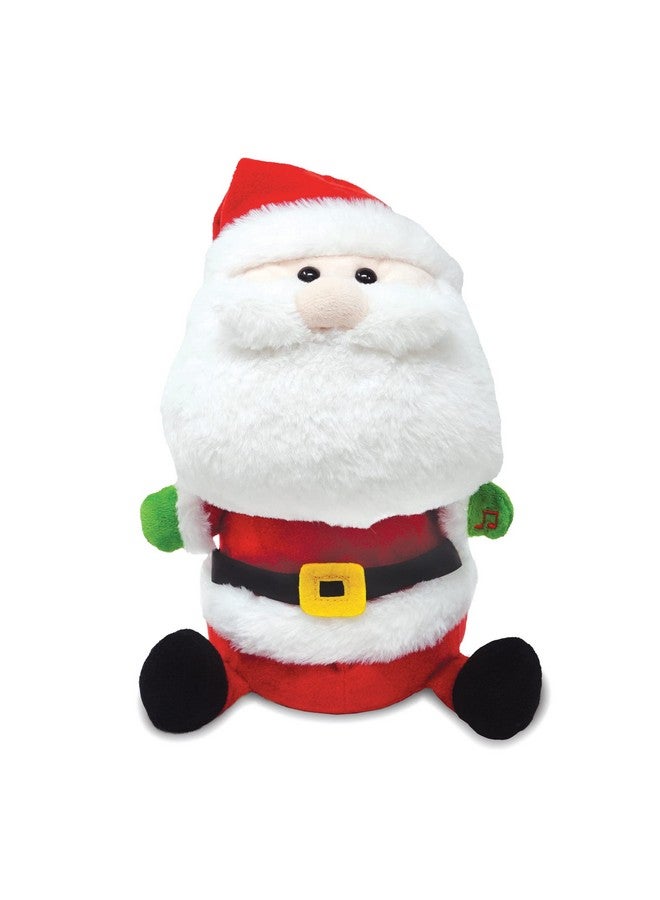 Cuddle Barn - Caroling Cuties Santa | Animated Singing Holiday Christmas Santa Claus Stuffed Animal Plush Toy Sings Here Comes Santa Claus, 10 Inches - Image 1