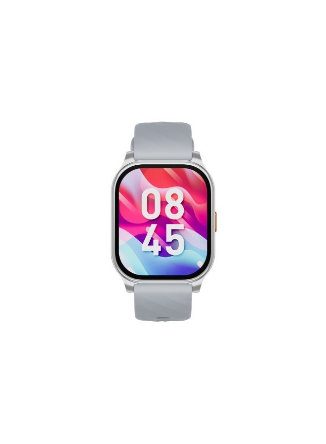 AROAQ SW01 Smartwatch – 2.04” AMOLED, Heart Rate & SpO2 Monitoring, Bluetooth Calling, Multi-Sport Tracker, Wireless Charging, IP67 Waterproof - Gray - Image 2