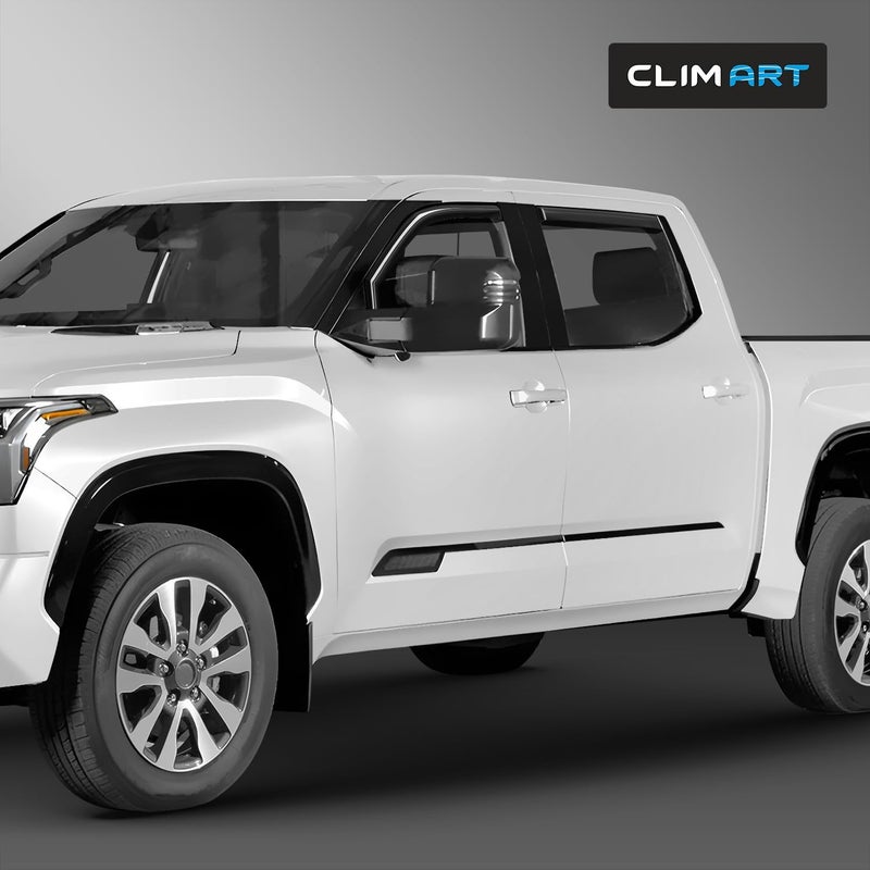 CLIM ART In-Channel Rain Guards for Toyota Tundra 2022-2024 - Image 5
