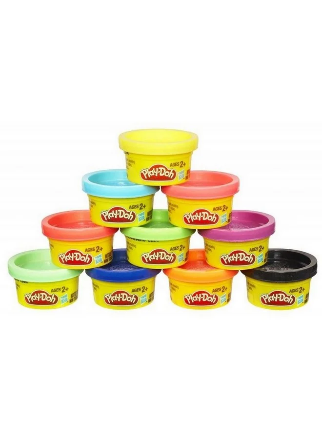 Hasbro - duplicate brand 10-Cans Play-Doh Modelling Clay Party Pack Multicolor 28g HPDB6756
