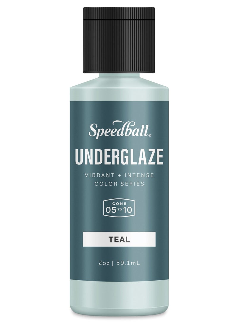 Speedball Ceramic Underglaze Teal 59.1 ML - Image 1