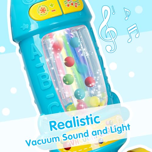  FS FS Kids Vacuum Cleaner Toy for Toddler with Lights & Sounds Effect & Ball-Popping Action – Pretend Play Housekeeping Toys Great Gifts for Toddlers, Boys and Girls, Ages 2 3 4 Years Old - Image 3