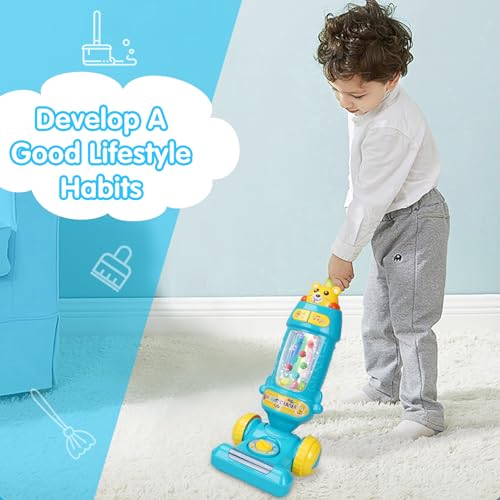  FS FS Kids Vacuum Cleaner Toy for Toddler with Lights & Sounds Effect & Ball-Popping Action – Pretend Play Housekeeping Toys Great Gifts for Toddlers, Boys and Girls, Ages 2 3 4 Years Old - Image 2