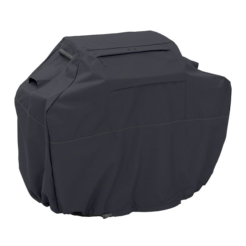 Classic Accessories Ravenna Water-Resistant 80 Inch BBQ Grill Cover, Black - Image 1