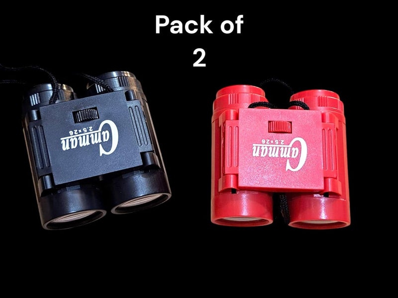 JNiL Binocular for Kids-Telescope Bird Watching. Pocket Size Mini Binoculars for Kids Compact Folding Games (Pack of 2) (Red-Black) - Image 4