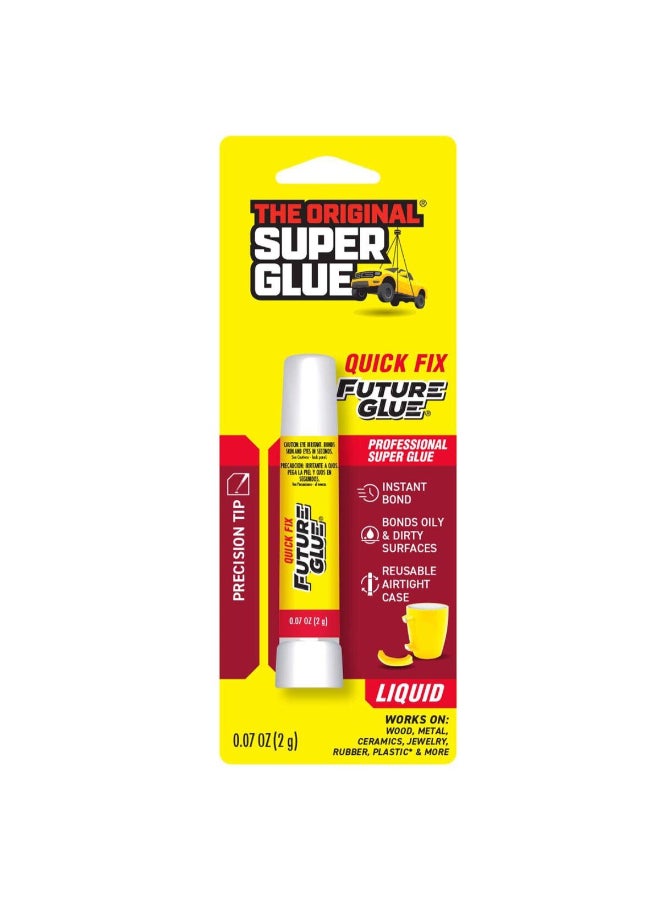 سوبر جلو كويك فيكس غراء جل سائل عالي القوة لجميع الأغراض سيانوأكريليت شفاف 2جرام 11710024 - Image 2