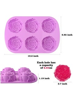 2PCS 6-Cavity Rose Silicone Molds - Candy, Chocolate, and Baking Molds - pzsku/Z8228544C9C1242941A9FZ/45/_/1733986697/1c889a18-719f-4f62-b59a-2e6f15a1a039