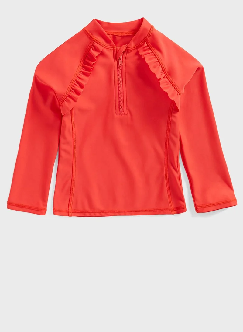 mothercare Kids Frill Detail Swim Shirt