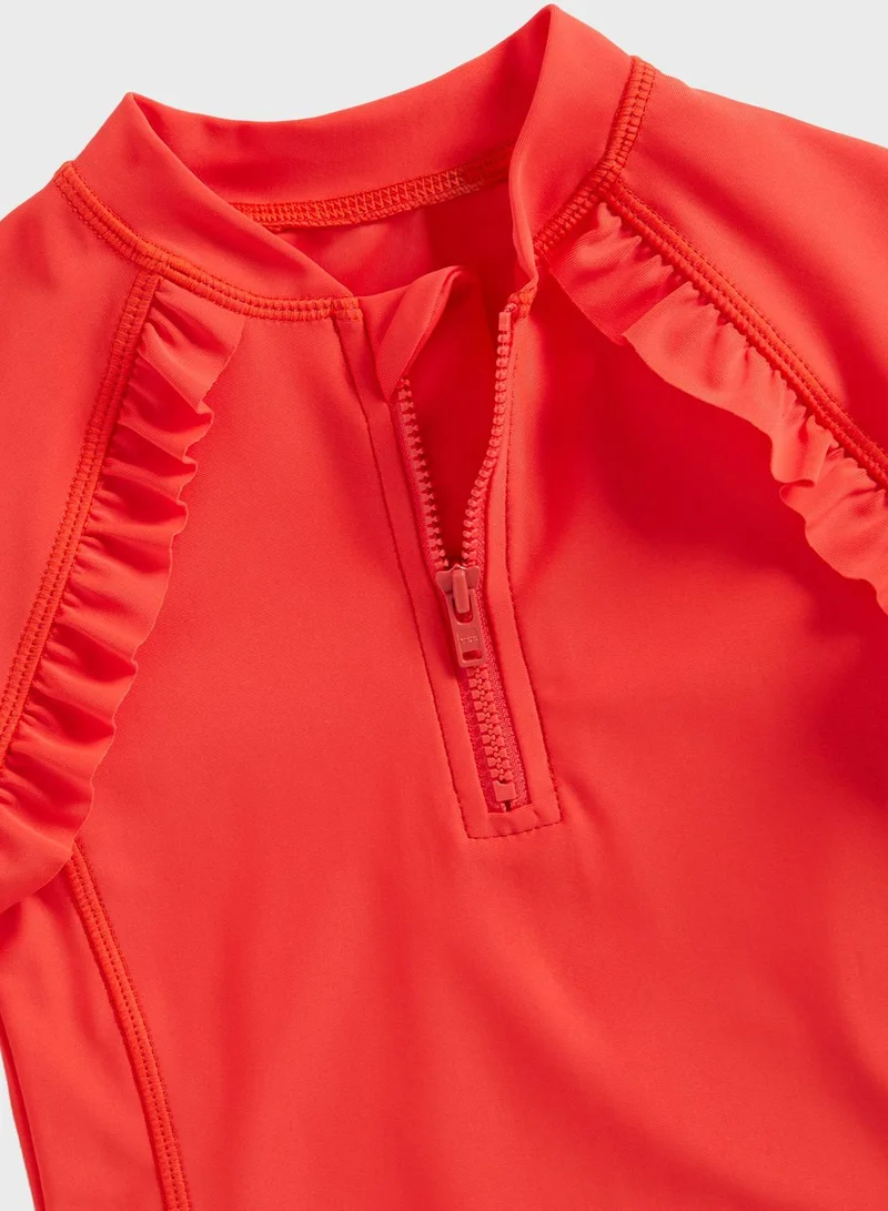 mothercare Kids Frill Detail Swim Shirt