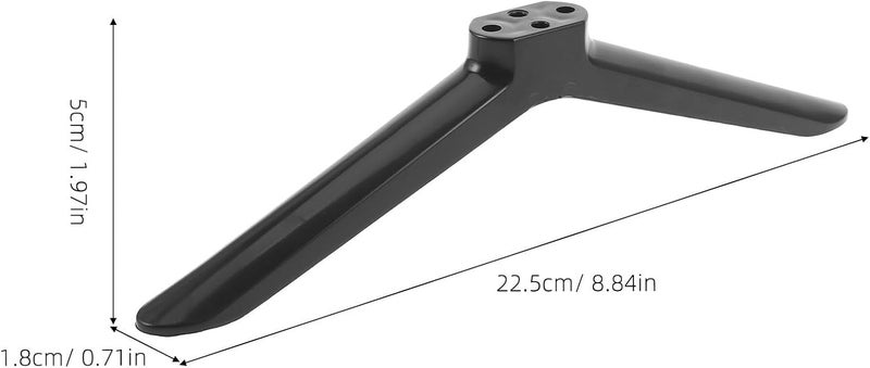 2 Pairs TV Legs Replacement - Table TV Stand Mount Bracket with Screw Set - Plastic Legs Non-Slip Feet for 40" LED LCD Television Flat Screen - Image 2