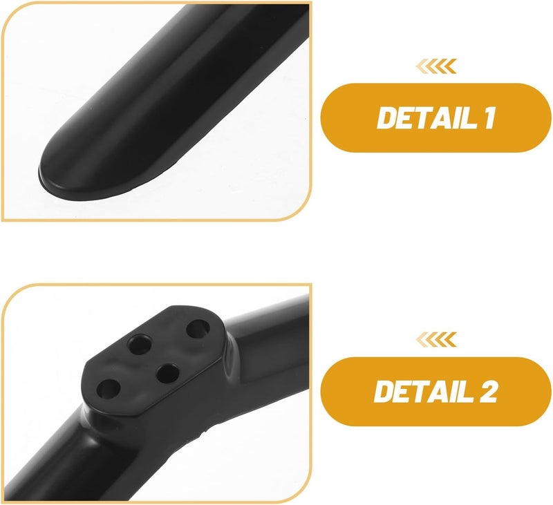 2 Pairs TV Legs Replacement - Table TV Stand Mount Bracket with Screw Set - Plastic Legs Non-Slip Feet for 40" LED LCD Television Flat Screen - Image 3