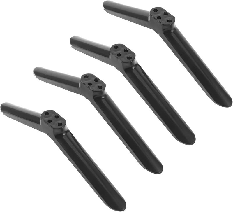 2 Pairs TV Legs Replacement - Table TV Stand Mount Bracket with Screw Set - Plastic Legs Non-Slip Feet for 40" LED LCD Television Flat Screen - Image 1