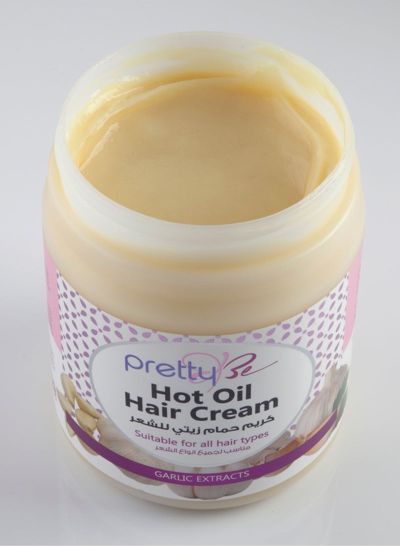 Pretty Be PrettyBe hot oil hair cream with garlic extracts suitable for all hair types in 1000ml - Image 3