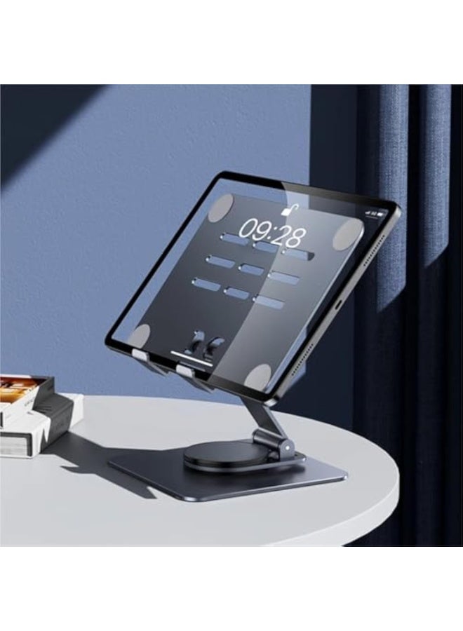 Arabest Monitor Arm Ergonomic Stand Tablet Stand Rotating Portable Monitor Holder Non-Slip Universal Tablet Holder Adjustable Laptop Riser(White) - Image 3