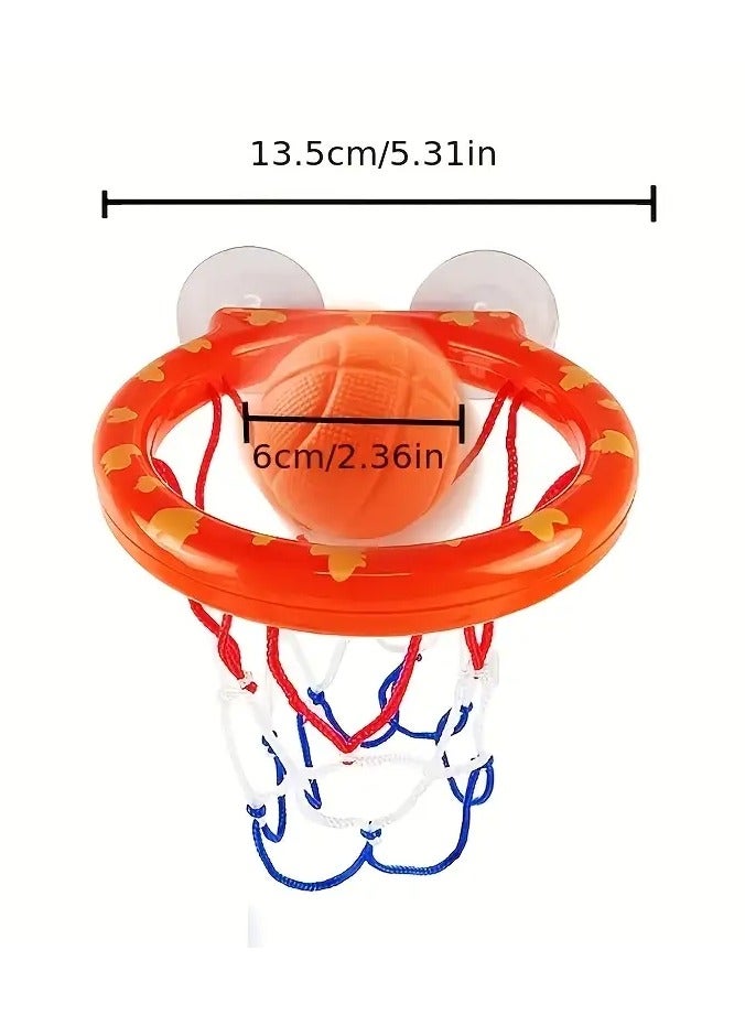 Exotic Multifunctional Bath Toys, Bathtub Basketball Hoop Set with 3 No Hole Balls, Shower Toys with 2 Strong Suction Cups, Bathtub Shooting Game, Creative Fun Basketball Game, Perfect Gift for Toddlers, Suitable for Pools, Bathtubs, Windows and Doors  - Image 3