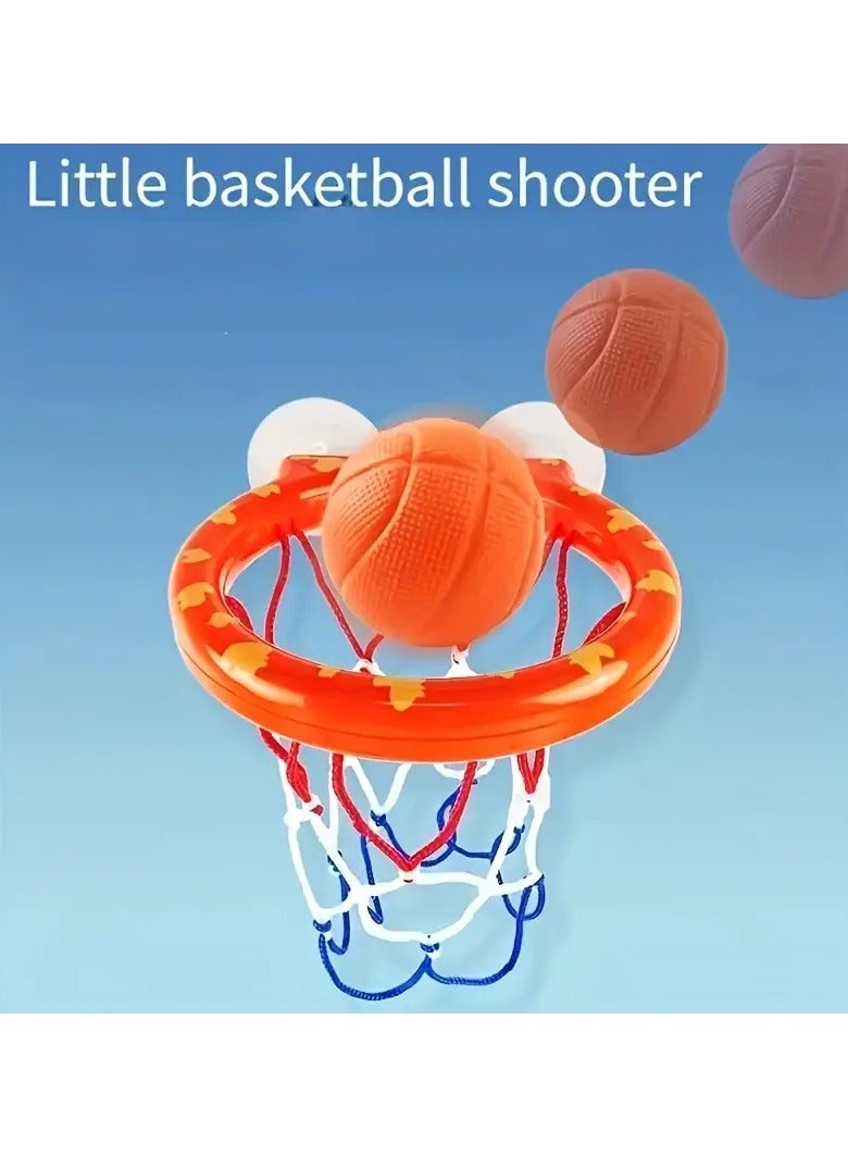 Exotic Multifunctional Bath Toys, Bathtub Basketball Hoop Set with 3 No Hole Balls, Shower Toys with 2 Strong Suction Cups, Bathtub Shooting Game, Creative Fun Basketball Game, Perfect Gift for Toddlers, Suitable for Pools, Bathtubs, Windows and Doors  - Image 4