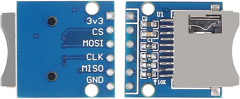 UMLIFE محول قارئ بطاقة Micro SD SDHC TF مع شريحة تحويل مستوى واجهة SPI متوافق مع Arduino Raspberry PI 10 قطع - Image 2