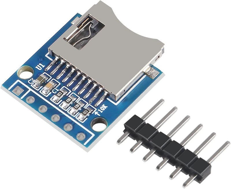 UMLIFE محول قارئ بطاقة Micro SD SDHC TF مع شريحة تحويل مستوى واجهة SPI متوافق مع Arduino Raspberry PI 10 قطع - Image 4