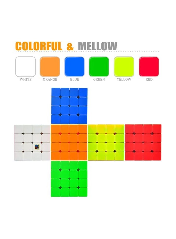 CYYSFIVQZ Moyu Meilong 4x4 Speed Cube 3D Puzzles Cube, MFJS MEILONG 4x4x4 Magnetic Speed Cube Educational Gifts for Kids  - Image 3