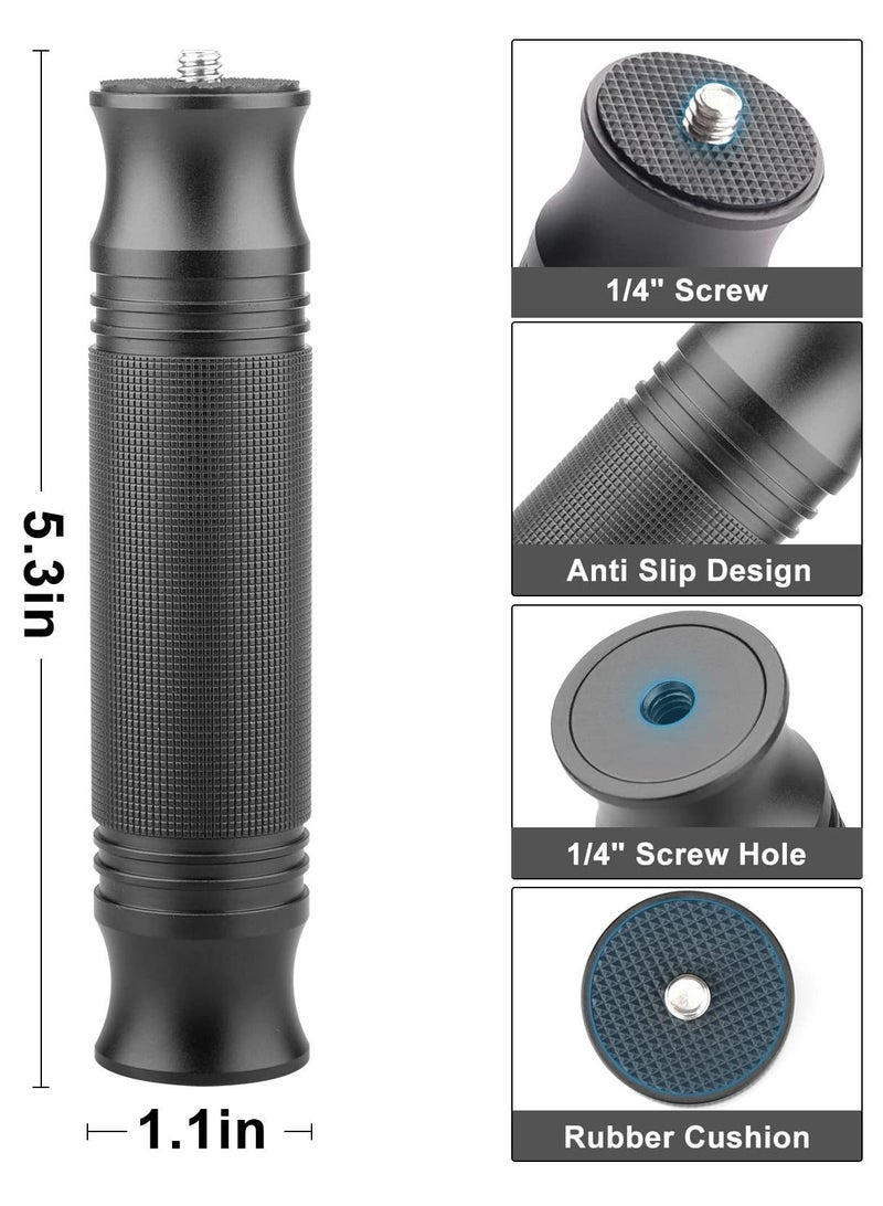 Captaintech Camera Handle Grip, 1/4'' Camera Handle Stabilizer Universal Camera Camcorder Hand Grip Stabilizer Compatible with Smartphone and SLR DSLR DC Camera - Image 4