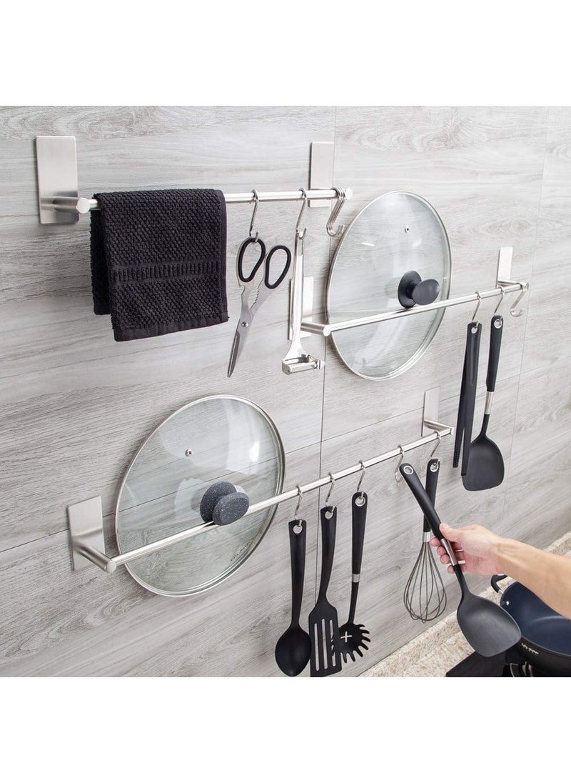 ASFUN ASFUN S Shape Stainless Steel Hooks for Hanging Clothes Utility Hooks Heavy Duty for Hanging Pots and Pans for Kitchen Wardrobe Work Shop Bathroom Garden Office Pack 12  - Image 5