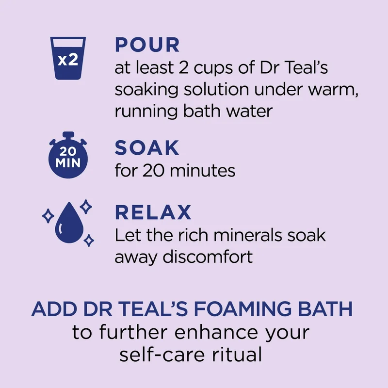 Dr Teal's Dr Teal's Epsom Bath Salt - Lavender 450g 450grams