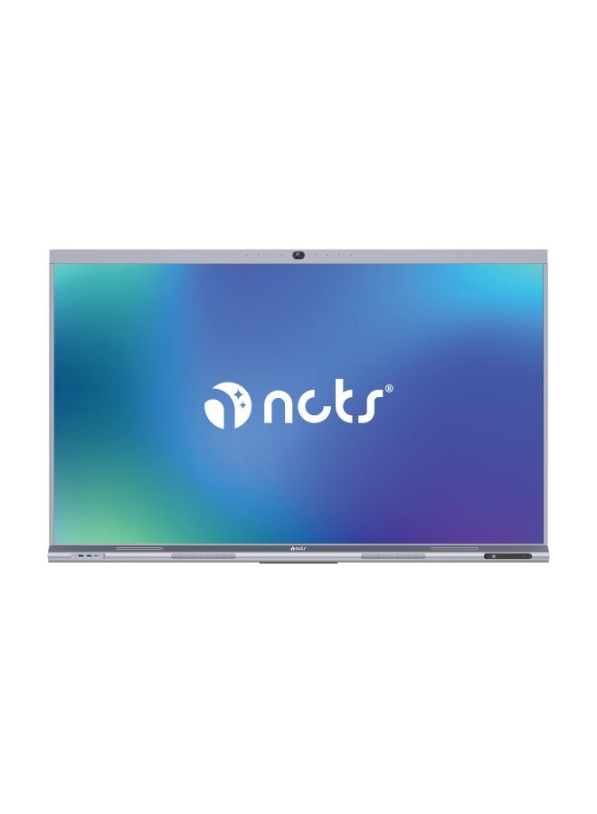 NCTS NCTS TMX2 86-Inch Smart Interactive Flat Panel Display with 4K UHD Touchscreen, Smart Board with Built-in Android, Camera, 8Mic Array, NFC, Type-C, and Pen Detection, GTIN:6295151550069