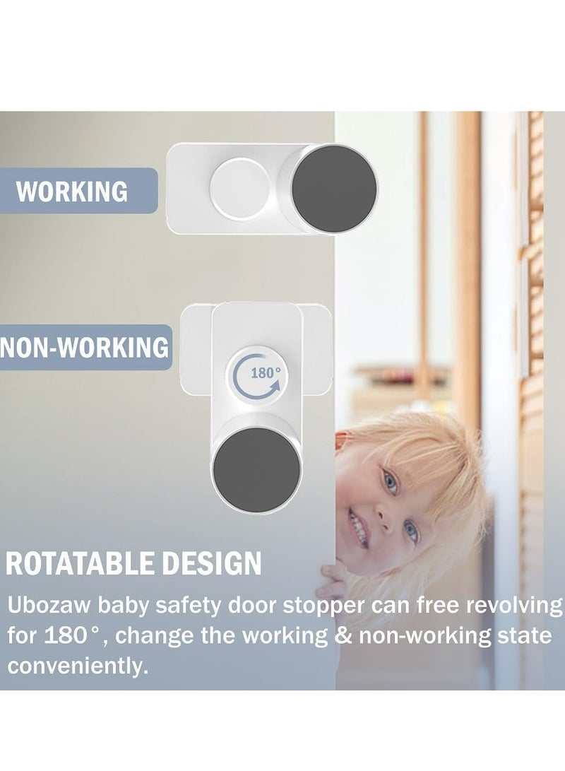 إسكدنيا 6 قطع من حماية إصبع الطفل من الخدش ، ودفعة باب الطفل ، وحماية إصبع الطفل من الإصطدام ، ودفعة باب للأطفال من الطرق أو الإصطدام العنيف للأطفال. - Image 4