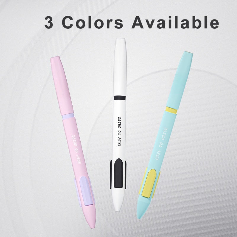 Retractable Gel Pen 0.5 Mm Quick-Drying Smudge-Free Ink - No-Cap Anti-Fall Design Comfort Grip Gel Pen for Journaling, Note-Taking, Students, Teachers - Image 4