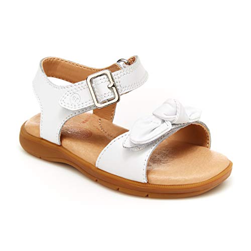 Stride Rite Girls SR Whitney Sandal, White, 2 Little Kid - Image 1