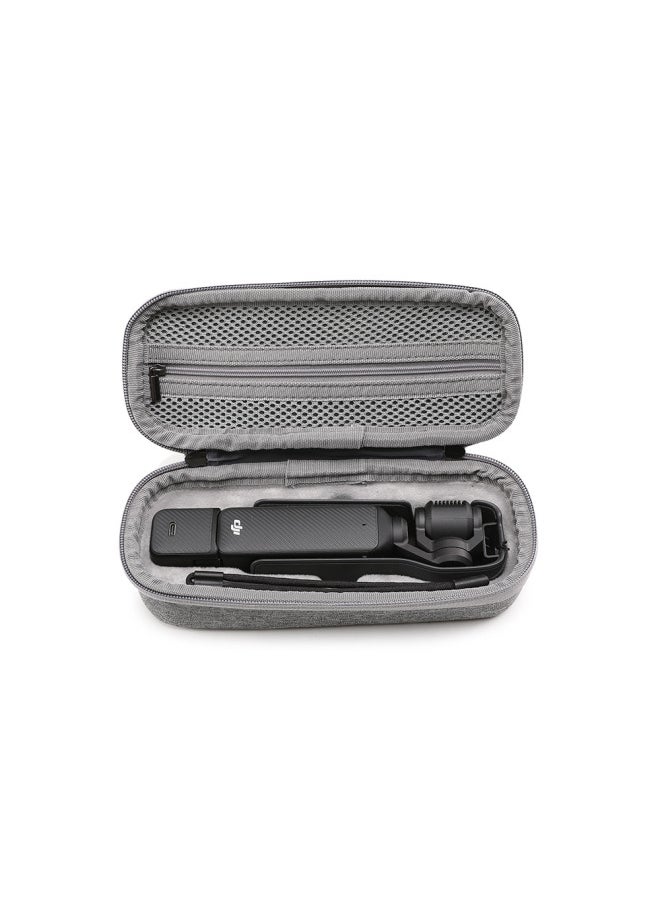 Generic Bkano Is Suitable For DJI Pocket3 Gimbal Camera Bag Cosmetics Bag Portable Clutch Bag Hard Shell Box-Color:Pocket3 Gray Clutch Bag-Size:About 21*9*6.5cm  - Image 4