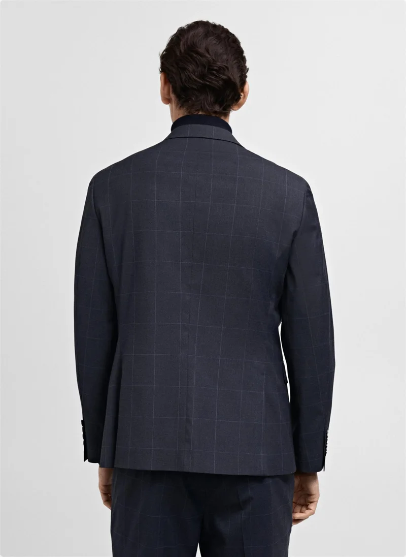 مانجو مان Super Slim-Fit Stretch Fabric Blazer