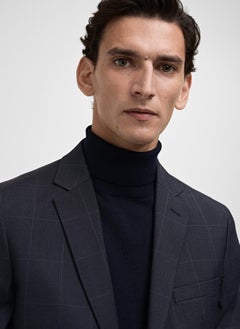 Mango Man Super Slim-Fit Stretch Fabric Blazer  - Image 4