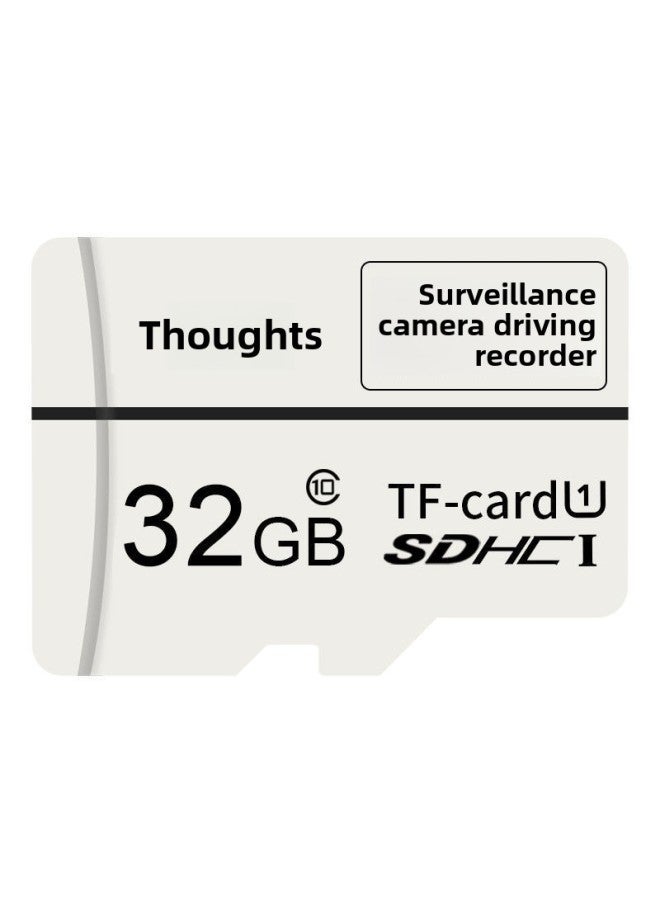 128G High-speed Memory Card Mobile Phone Universal TF Card 64G32G16G Driving Recorder Monitoring MP3 Storage Card SD-Color:32GB Driving Recorder Dedicated Small Card Reader-Capacity:Default