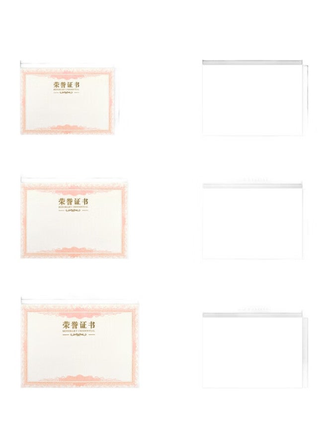 Dsb A4 Honor Certificate Inner Page, 12K Blank Award Certificate Inner Page, Printable Commendation Letter, Outstanding Employee Honor Certificate, 12K (A4) Inner Page - 10 Sheets, 050814 - Image 1