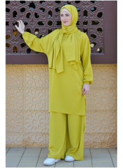 DAMAS COLLECTION P101-umrah essentials Jilbab for women with tow style Skirt or Trouser -4 piece Prayer Clothes for Muslim Women-Islamic Abaya Dress Outfit maxi with scarf and small bag- Modest suit Women  - Image 1